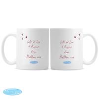 Personalised Me to You Bear His n Hers Heart Mug Set Extra Image 1 Preview